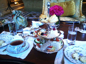 tea at the Peninsula Beverly Hills