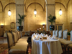 biltmore downtown los angeles rendezvous court tea table