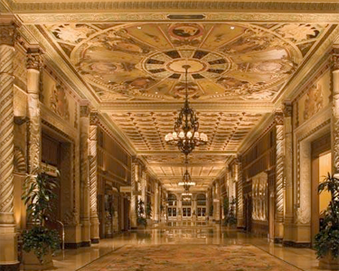 the biltmore downtown la hotel hallway