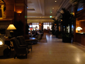 photo of casa del mar hotel lobby bar in santa monica