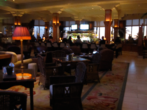 photo of casa del mar hotel lobby lounge and bar in santa monica