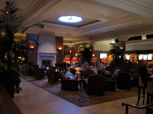 photo of casa del mar hotel lobby lounge alternate angle in santa monica