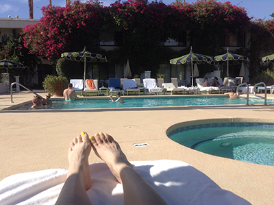 the parker palm springs second pool