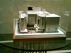 miniature model of the w hollywood